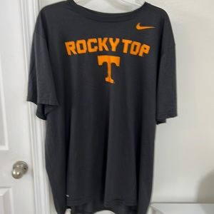 Black- Gray Tennessee Volunteer Nike Dri-fit T-shirt